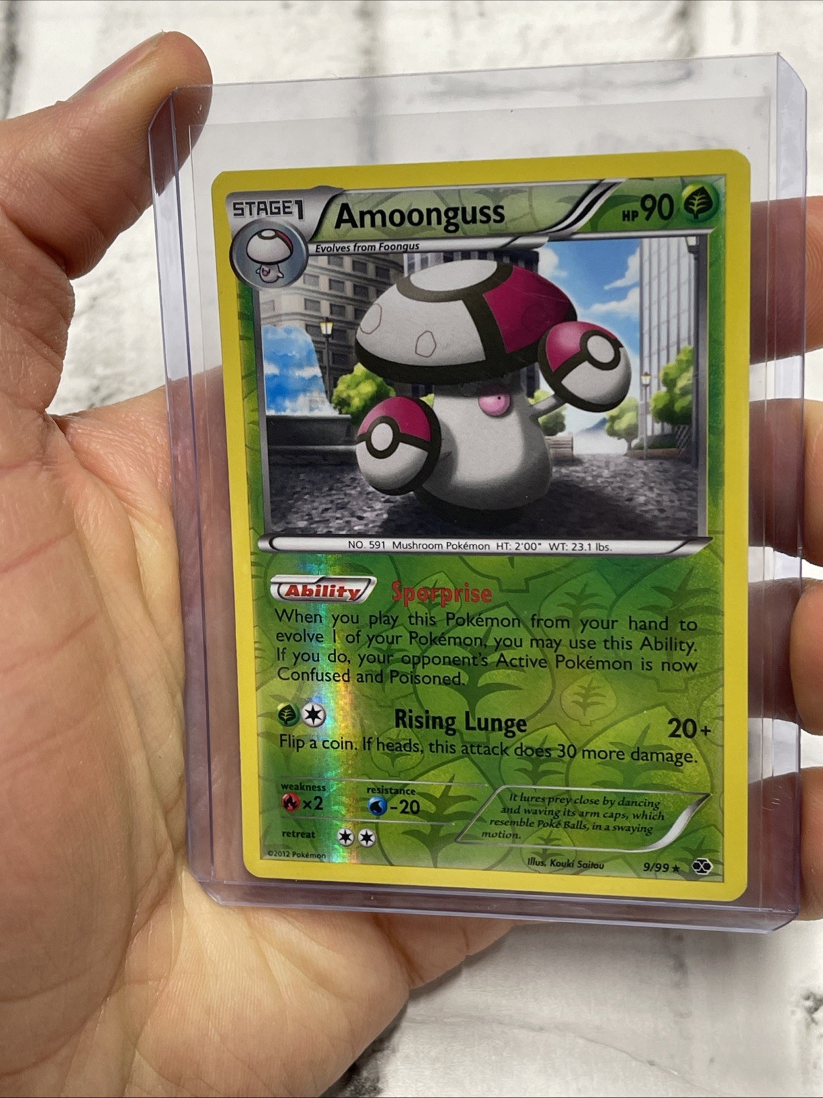 Pokémon Amoonguss 9/99 Next Destinies Reverse Holo Rare -NM Pokemon 2012 TCG