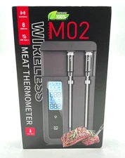 ROUUO Rechargeable 2000 mAh Wireless Meat Thermometer Model M02 New