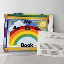 Vintage Betty Lukens Felt ABC Alphabet Kit Educational Activity Book Twelve