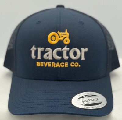 tractor Beverage Co. Truckers Hat Cap - NEW With Out Tags - Blue - Snapback