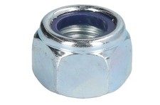 Ecrou autobloquant zingué - M20 Filetage 2, 5 mm