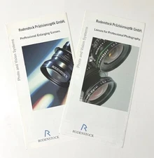 Rodenstock Enlarging Lenses Fold-Out Brochures from HP Marketing