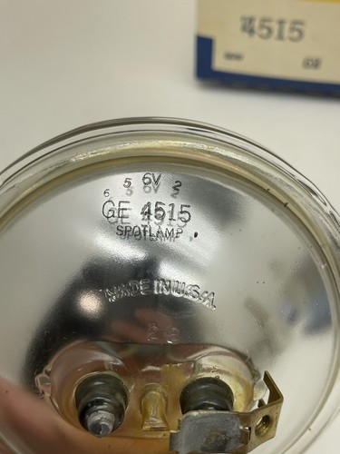 General Electric All Glass Sealed Beam Lamp 4515 Spotlamp - Picture 4 of 8