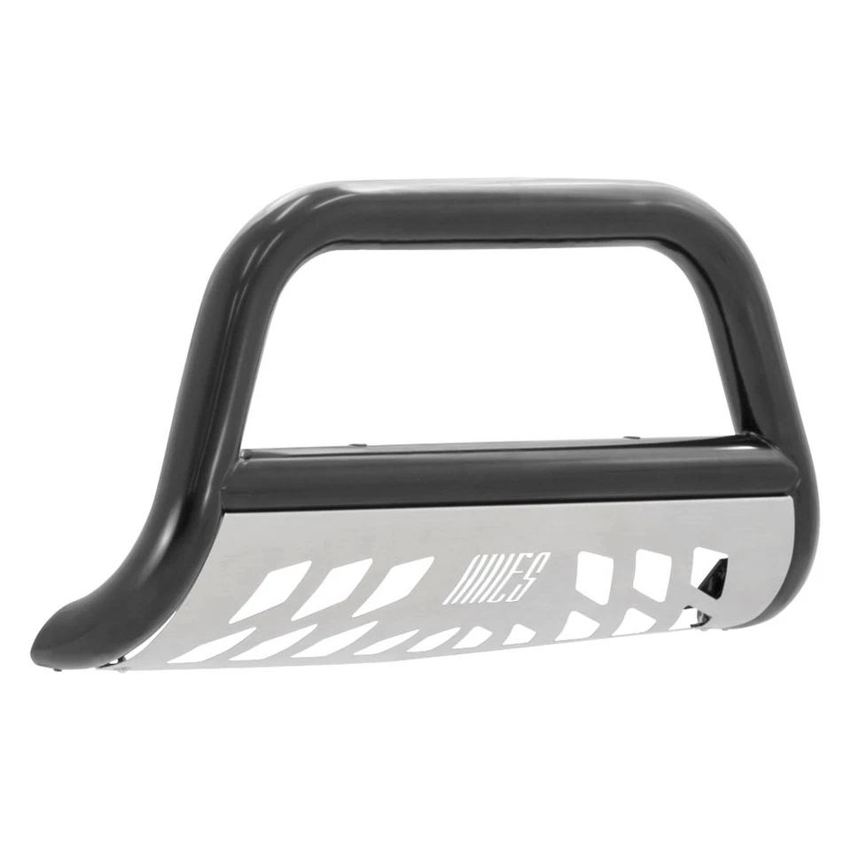 For Ford F-150 2004-2020 Aries B35-3007 3" Black Bull Bar w Brushed Skid Plate Foto 3 de 4