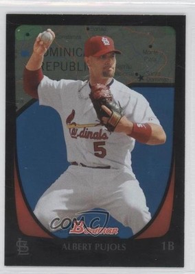 2011 Bowman International Albert Pujols #6 0j6