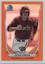 2014 Bowman Draft Top Prospects Chrome Orange Refractor /25 Peter O'Brien