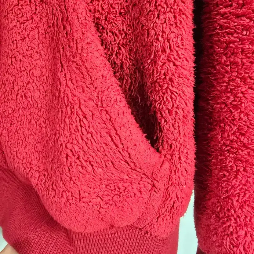 Nike x Supreme Red Fuzzy Hoodie - Men's Large thumbnail 5