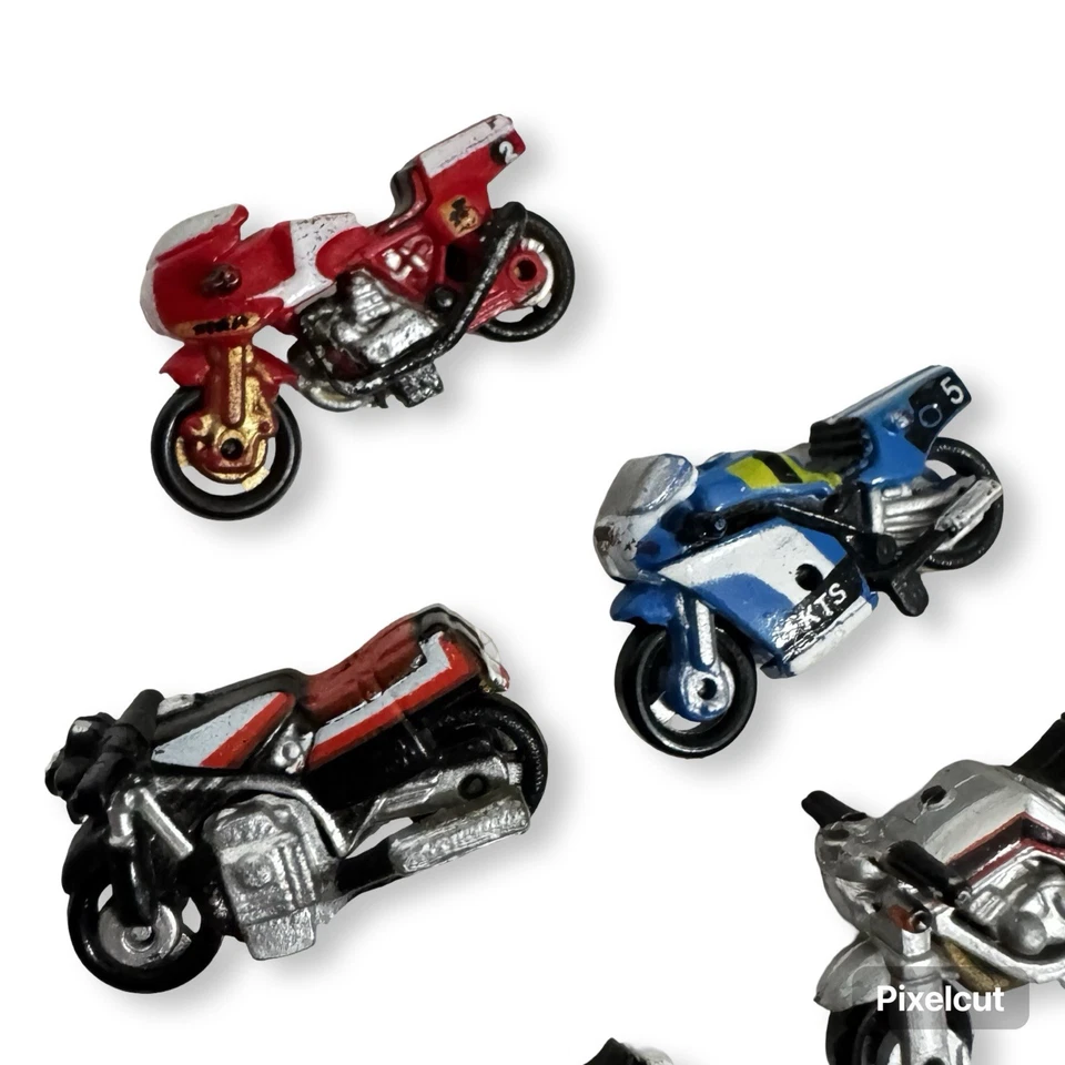 Vintage Micro Machines Motorcycle Lot of 5 Mini Motorbikes Galoob 1980s–1990s - Image 2 of 4