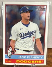 2025 Topps Heritage Jack Flaherty #304 Dodgers