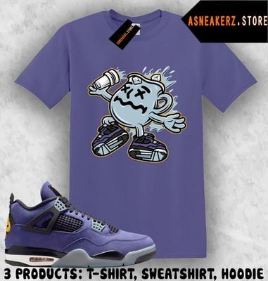 Tee Shirt Matching AJ 4 Lakers Lakeshow 2026 To Match Sneaker Kool Kicks T-Shirt