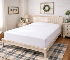 Linens Limited 16 Inch Extra Deep Fitted Sheet in 200TC Egyptian Cotton Percale