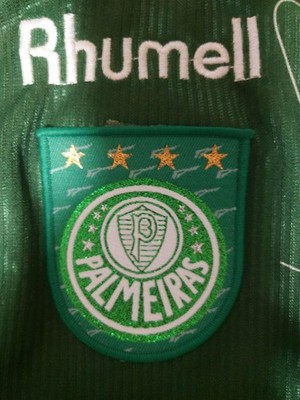 Palmeiras Copa Libertadores 99 Signed Shirt XL Collared Men's