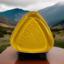 Yellow Gravity Axis Standard  4.0 mm Thick Pick. Excellent Tone Producer