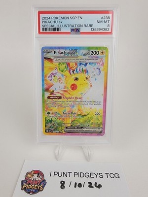 Pikachu ex 238/191 Sv08: Surging Sparks Holo for sale online | eBay