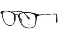 Jaguar 36817 6101 Eyeglasses Men's Black Full Rim Square Shape 53mm