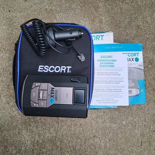 Escort MAX 360c GPS Radar Detector-Black- (Read Desc )-FOR PARTS
