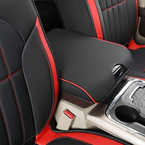 Dodge Ram 2 Vordersitz A:Concave vorne+Kurz Mitte hinten vorne Set/Rot/Schwarz - Bild 7 von 7