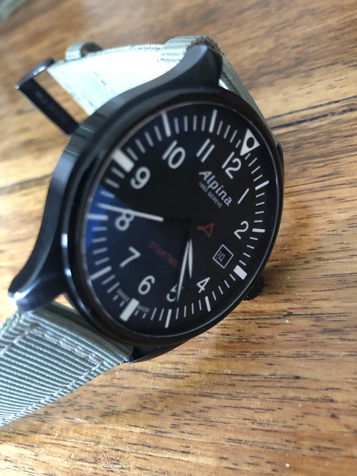 Alpina Startimer Pilot Watch 42mm AL-372B4FBS6 - image 3 of 4