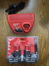 Genuine Milwaukee 48-11-2412 M12 12V Lithium-Ion Batteries