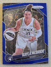 2025 Panini Prizm WNBA KAYLA McBRIDE Blue Velocity Prizm #45 Minnesota Lynx