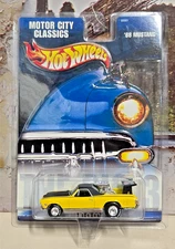 RARE MISPRINTED 2002 Hot Wheels Motor City Classics '68 El CAMINO "68 Mustang"