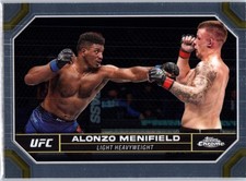 2024 Topps Chrome UFC #168 Alonzo Menifield