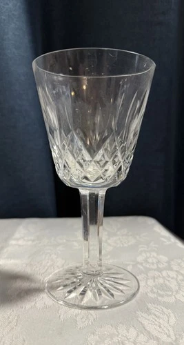 Waterford Lismore -5 7/8” -Lismore Claret Wine Glasses Crystal Mint/Vintage