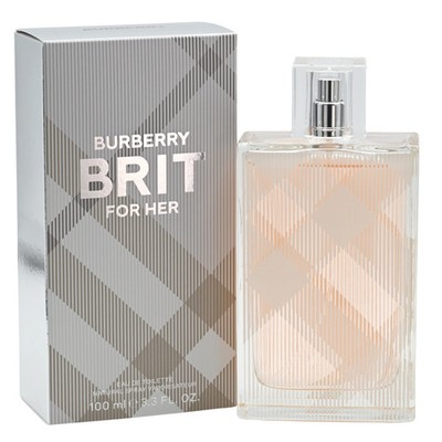 BURBERRY BRIT FOR HER by Burberry Perfume for Women EDT 3.3 / 3.4 oz New In Box