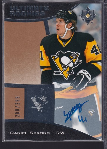 2015-16 Upper Deck Ultimate Collection - Daniel Sprong #106 (AU, RC) /299