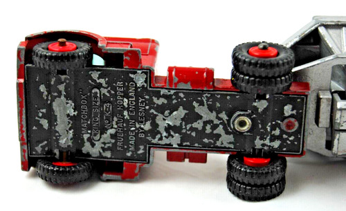 Matchbox KING SIZE K-4 GMC ROAD-TRAIN TRUCK & 2 HOPPER Trailers w/ 18 WHEELS VGC - Picture 17 of 20