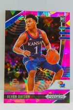 Devon Dotson RC 2020-21 Prizm Draft Picks Pink Cracked Ice Rookie Card #32 Bulls
