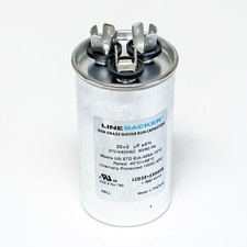 Supco Capacitor Oval Dual Run 25 3 uf mfd 370/440 Volts for HVAC Motors