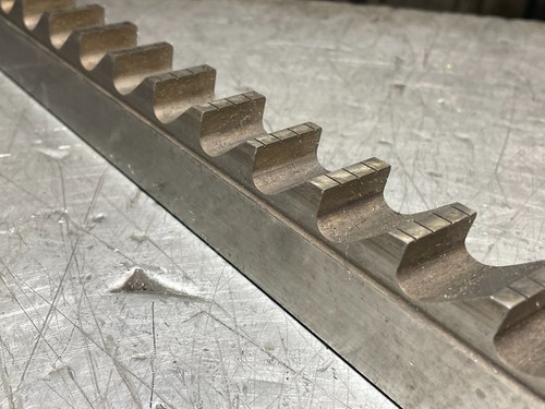 HSS 7/8" x 54" Long Series Keyway Broach - thread 1" x 7tpi Broaching - Picture 3 of 12