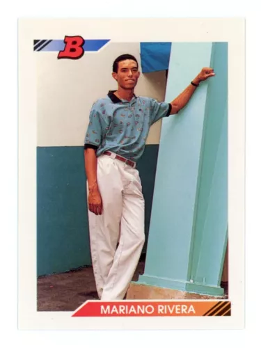 MARIANO RIVERA RC - 1992 BOWMAN #302 Yankees HOF Rookie