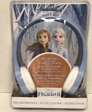 Kids Frozen Headphones Kid-Friendly Volume Adjustable Headband NEW