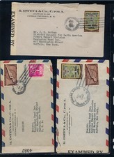 Dominican  Republic  3  censor covers  to  US