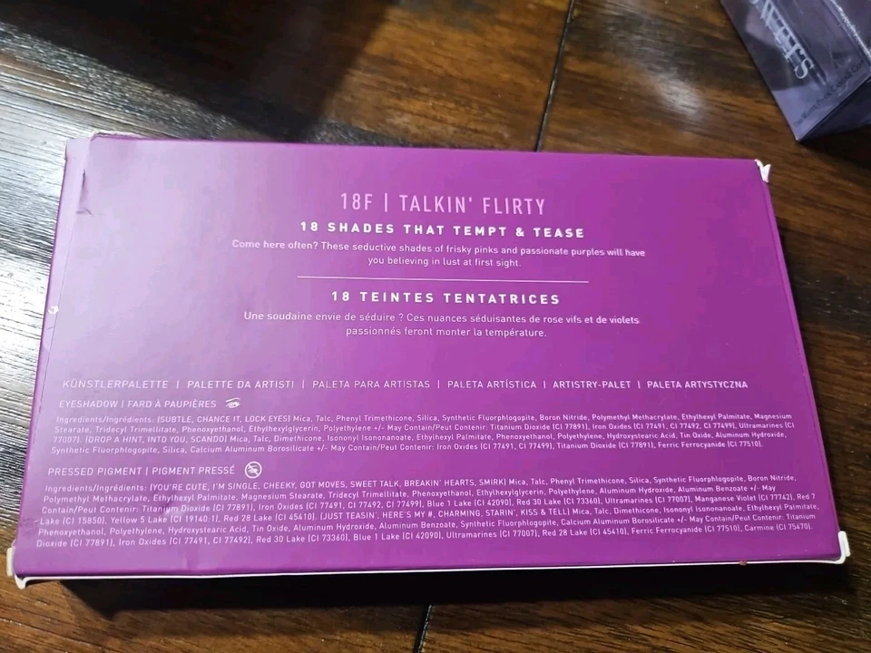 Morphe 18F Talkin Flirty Artisty Palette New in box - Image 3 of 4