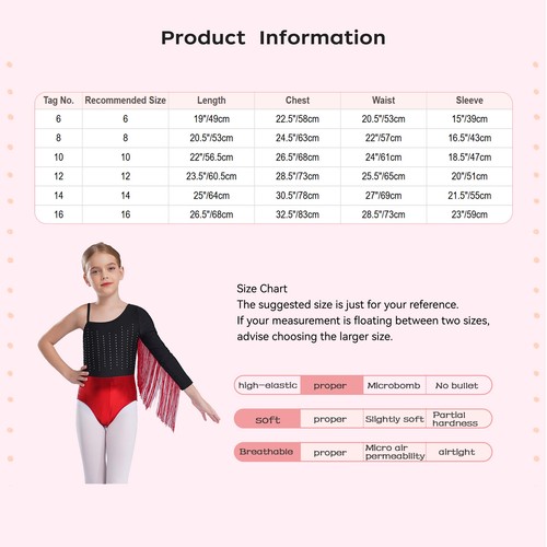 Kids Girls Unitard Performance Rompers Rhinestones Bodysuit Training Leotard - Picture 22 of 34