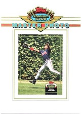 Deion Sanders 1993 Topps Stadium Club Master Photo (Oversize) 5x7 Atlanta Braves