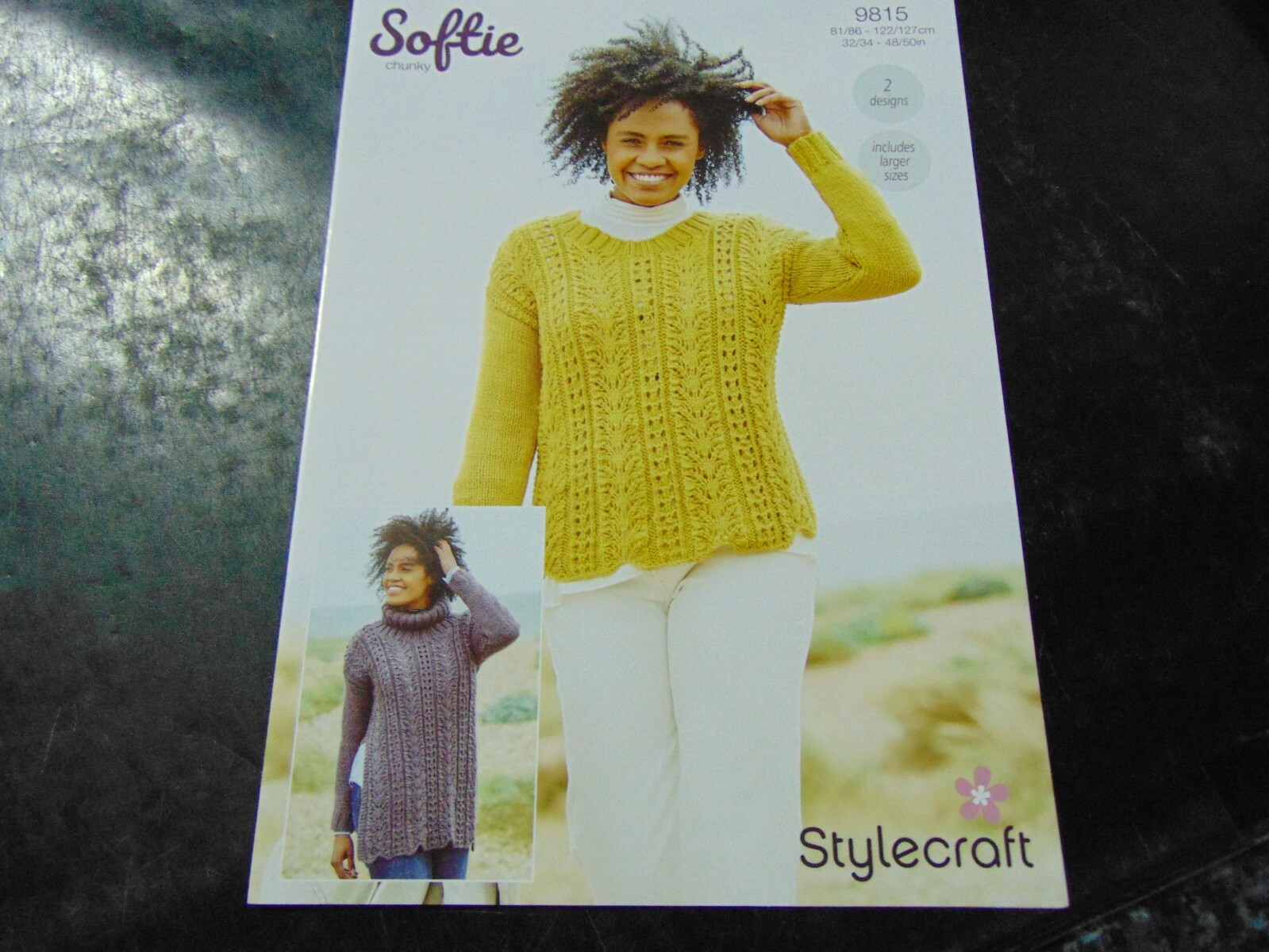 Stylecraft Softie Chunky Knitting Pattern 9815 Sweater and Tunic (2 Designs)