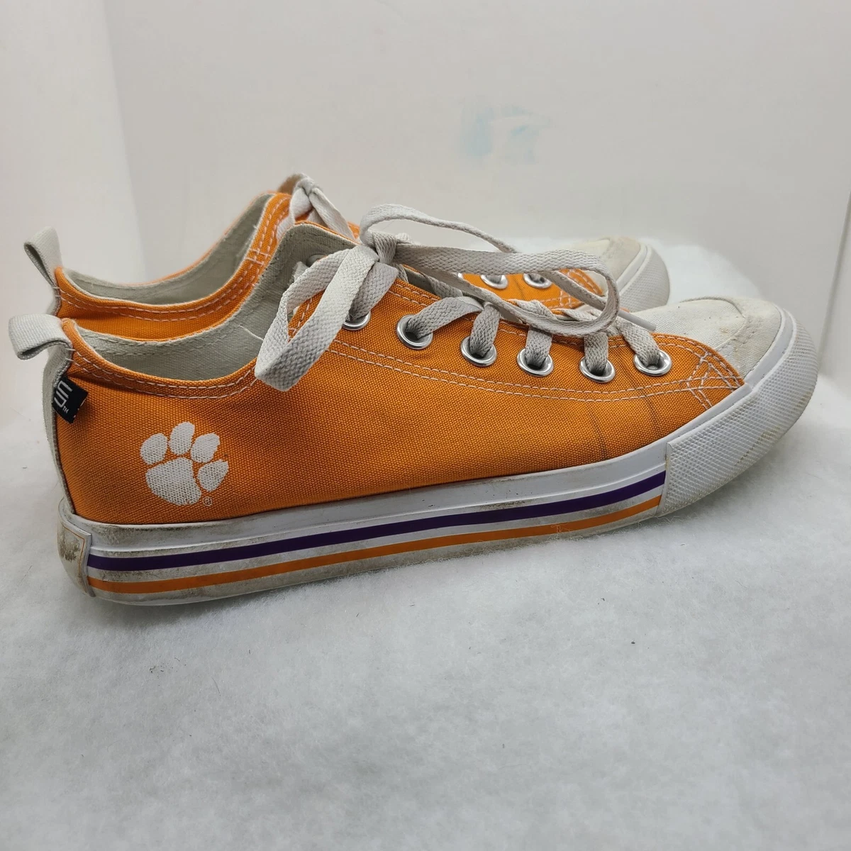 Skicks Clemson Tigers Low Top Tennis Shoes Unisex Women 7 eBay