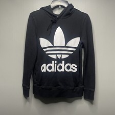Adidas Women's Original Trefoil Hoodie Black XS