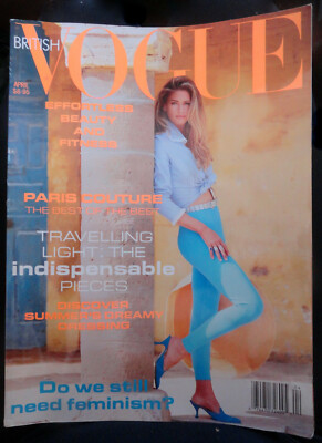 VOGUE British 1992 Susan Holmes Angie Everhart Shana Zadrick Brad