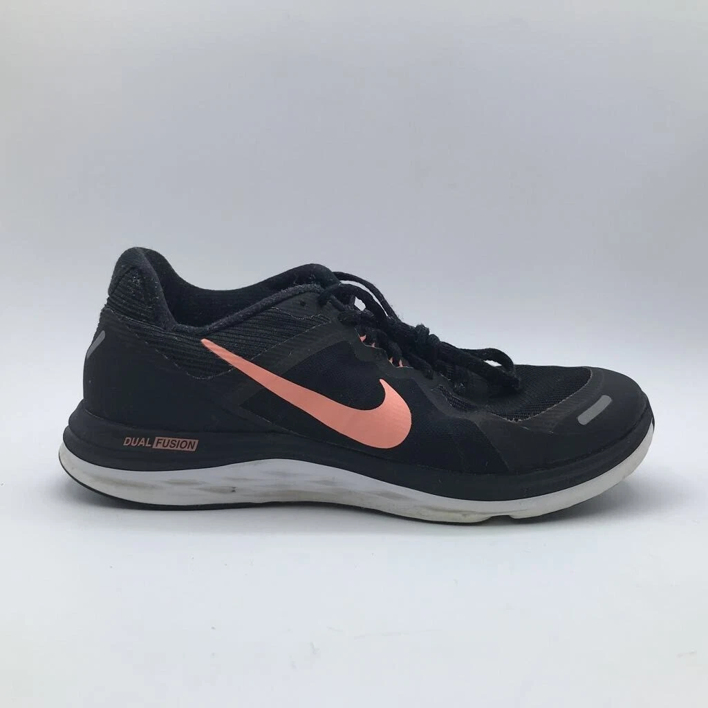 De waarheid vertellen Tenen ophouden Nike Womens Dual Fusion X 2 Running Shoes Black Coral 819318-060 Lace Up  8.5 M | eBay