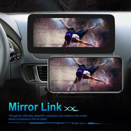 10.25" Android 14 Carplay Auto Radio 64G Car Stereo GPS For Audi Q5 2009-2017 - Foto 8 di 12