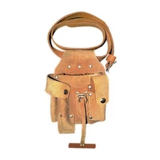 Electrician's Leather Tool Pouch with Belt - 10023888S