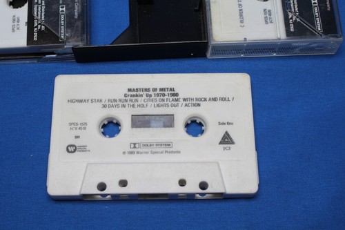 Masters of Metal Various Metal Rock Artists Cassette Tape lot - Picture 4 of 4