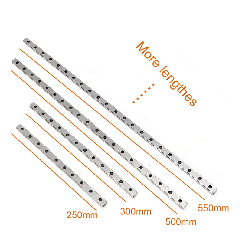 300-2500mm HIWIN Linear Rail Guide EGR15+2pc EGH15CA Rail Block Carriage CNC Kit - Image 2 of 4