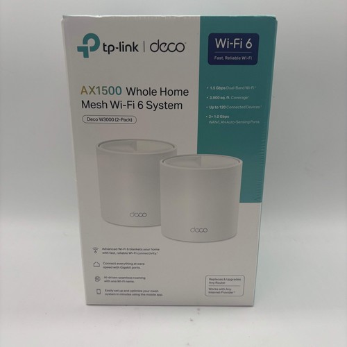 New TP-Link Deco Whole Home Mesh WiFi 6 System AX1500