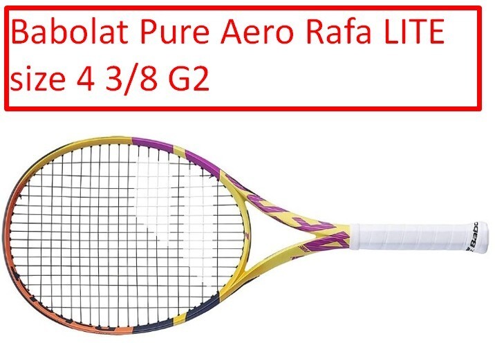 ☆美品　バボラ Babolat 　Pure Aero Lite モデル G2 101491-Pure_Aero_Lite-370-3-